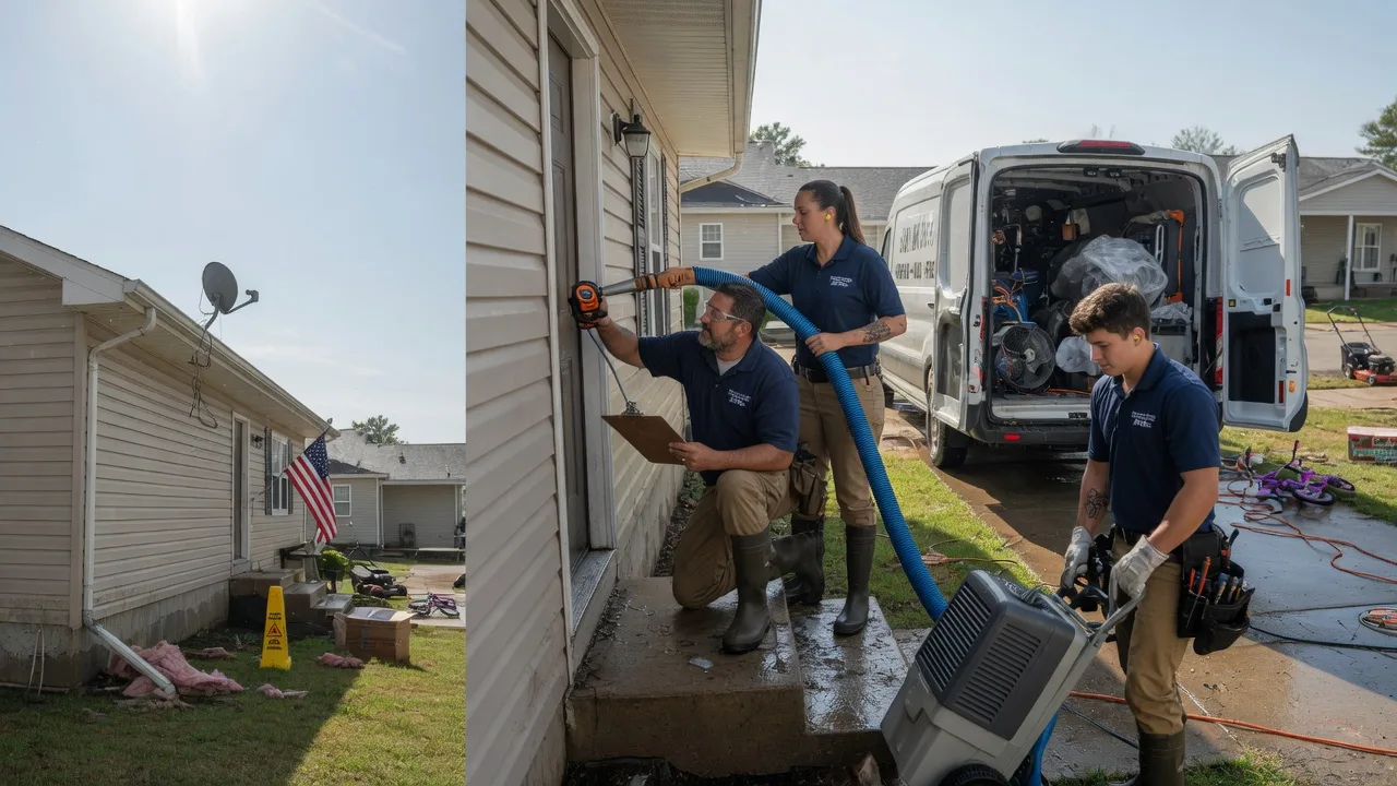 Ceiling Water Damage Restoration in Linn, TX near me